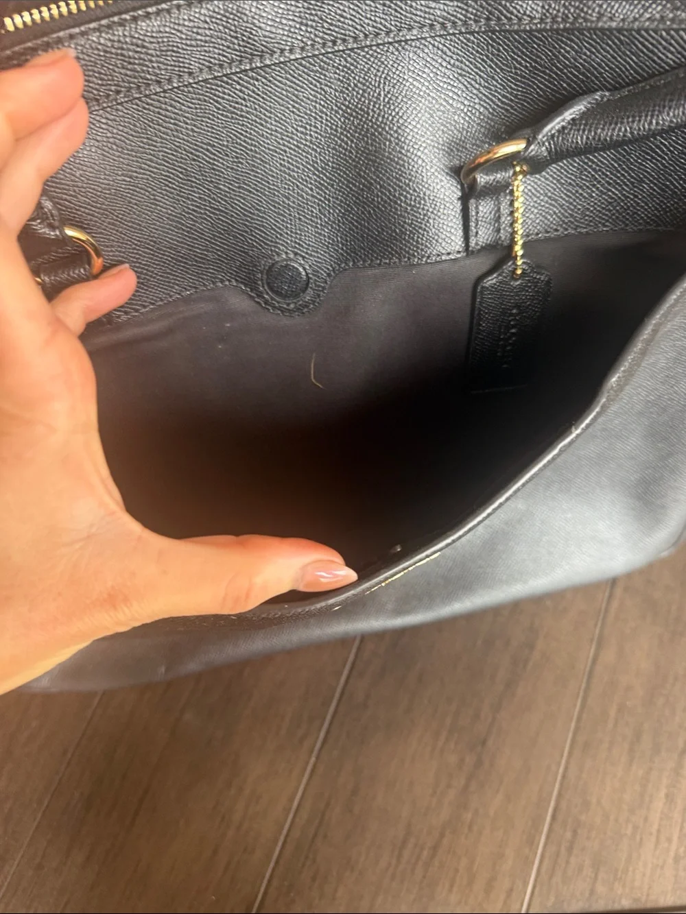 Coach Leather Computer Bag